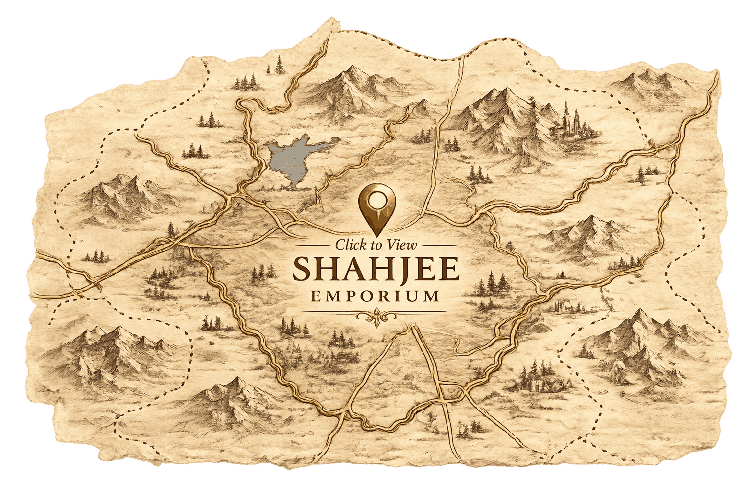Illustrated map of the Shahjee studio location