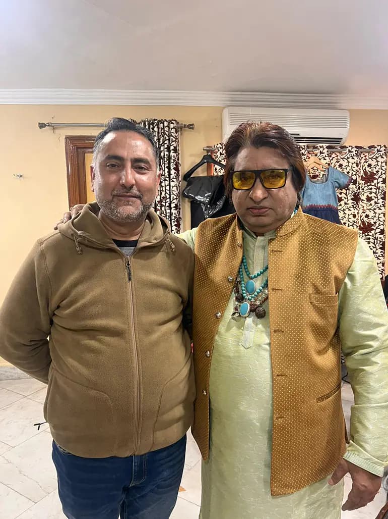 Dilip Sen, music director, at Shahjee Arts